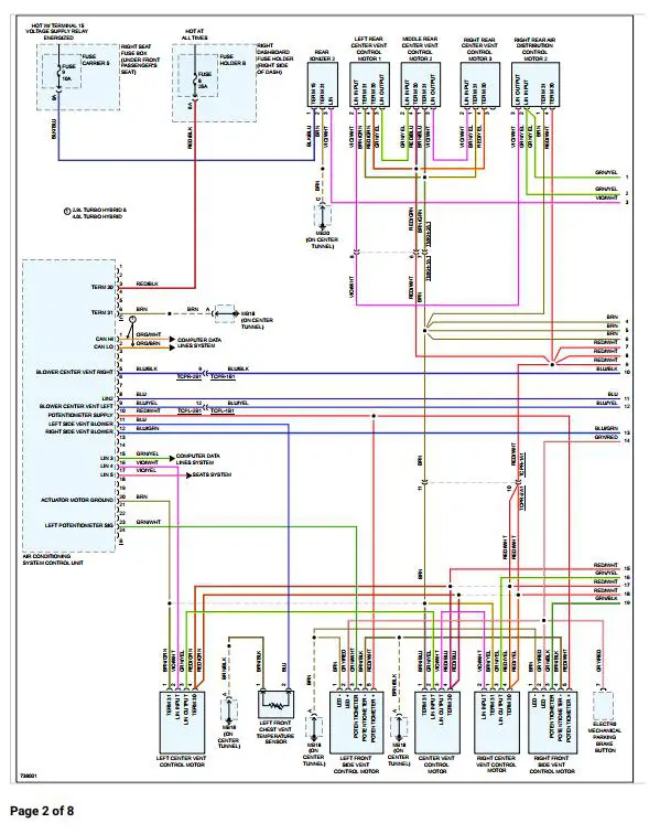 Alternative view of Porsche Panamera Turbo SE-Hybrid (971) V8-4.0L 2020 Electrical Diagrams
