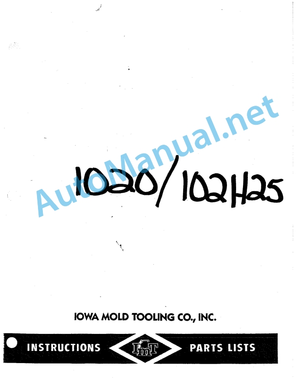 IMT 1020 102H25 Part List