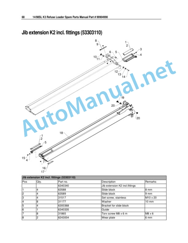 IMT 14 98SL K3 Refuse Loader Spare Parts 99904990 20141008 4 IMT 14 98SL K3 Refuse Loader Spare Parts 99904990 20141008 - Image 4