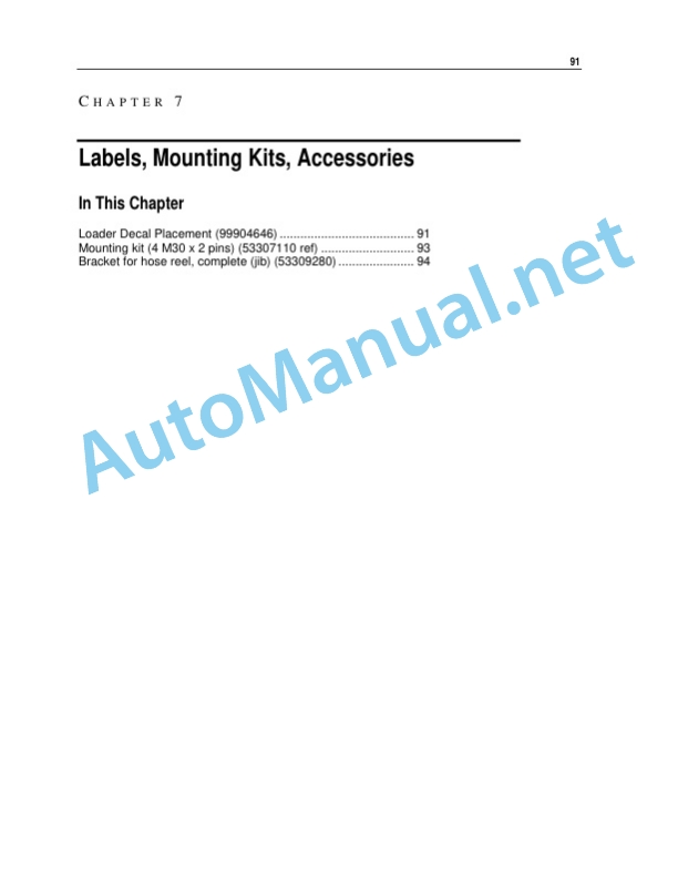 IMT 14 98SL K3 Refuse Loader Spare Parts Manual 9905163 Revised 20141008 5 IMT 14 98SL K3 Refuse Loader Spare Parts Manual 9905163 Revised 20141008 - Image 5