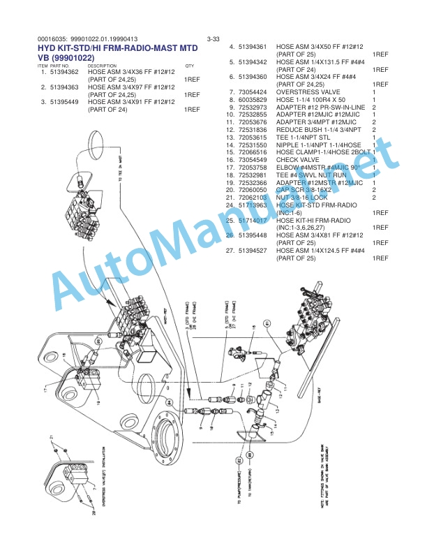IMT 16000 Series Crane 35' Boom (1H) PARTS AND SPECIFICATIONS 99900735 4 IMT 16000 Series Crane 35' Boom (1H) PARTS AND SPECIFICATIONS 99900735 - Image 4