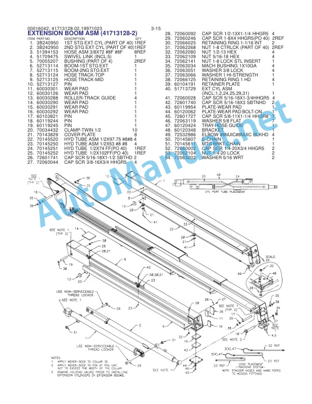 IMT 16000 Series Crane 42' Boom (2H) PARTS AND SPECIFICATIONS 99900831 3 IMT 16000 Series Crane 42' Boom (2H) PARTS AND SPECIFICATIONS 99900831 - Image 3