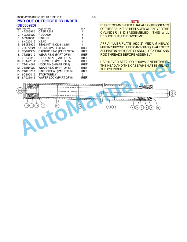 IMT 18000 Series Crane and Model 2595 Parts and Specifications 99909020 3 IMT 18000 Series Crane and Model 2595 Parts and Specifications 99909020 - Image 3