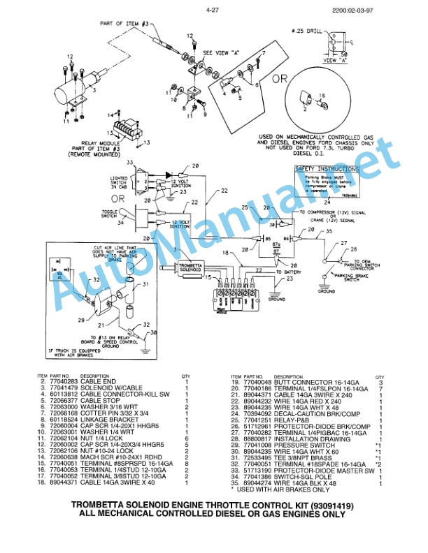 IMT 2200 Series Crane Parts and Specifications 990092 02-03-97 4 IMT 2200 Series Crane Parts and Specifications 990092 02-03-97 - Image 4