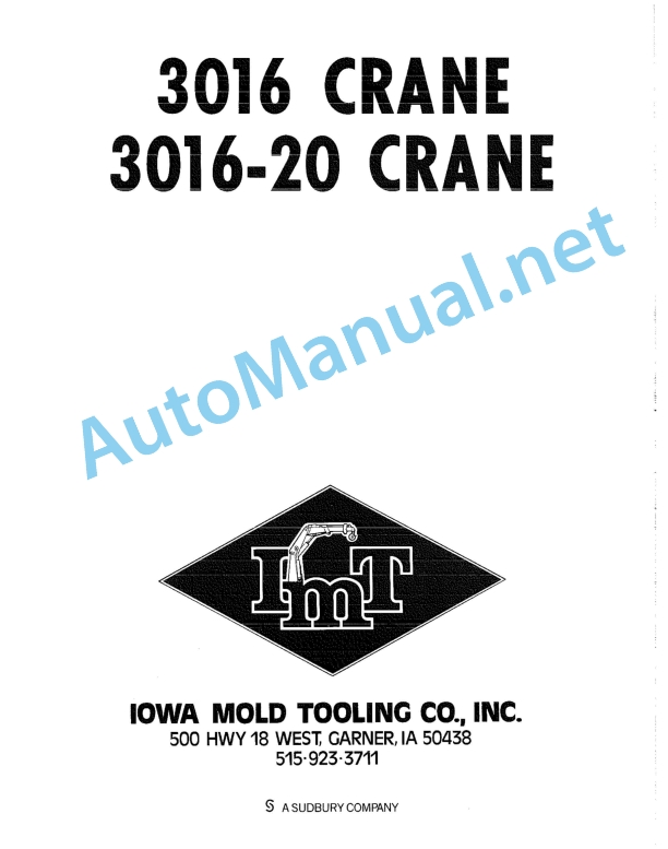 IMT 3016 Crane, 3016-20 Crane