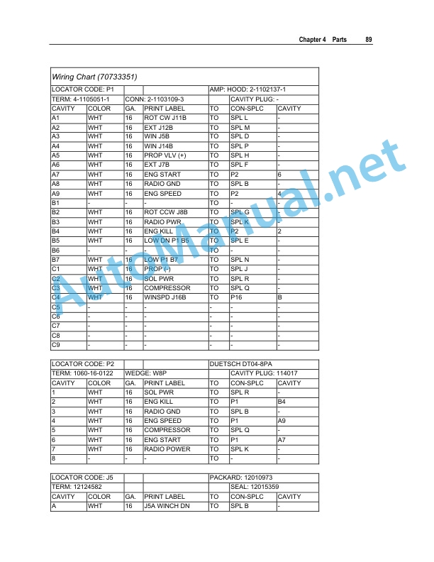 IMT 3820 Parts and Specifications 99900954 Effective Through July 2004 4 IMT 3820 Parts and Specifications 99900954 Effective Through July 2004 - Image 4