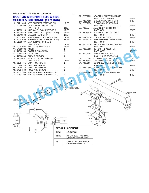 IMT 4000 LB WINCH INSTALLATION AND REPAIR Manual 99900556 20111213 5 IMT 4000 LB WINCH INSTALLATION AND REPAIR Manual 99900556 20111213 - Image 5