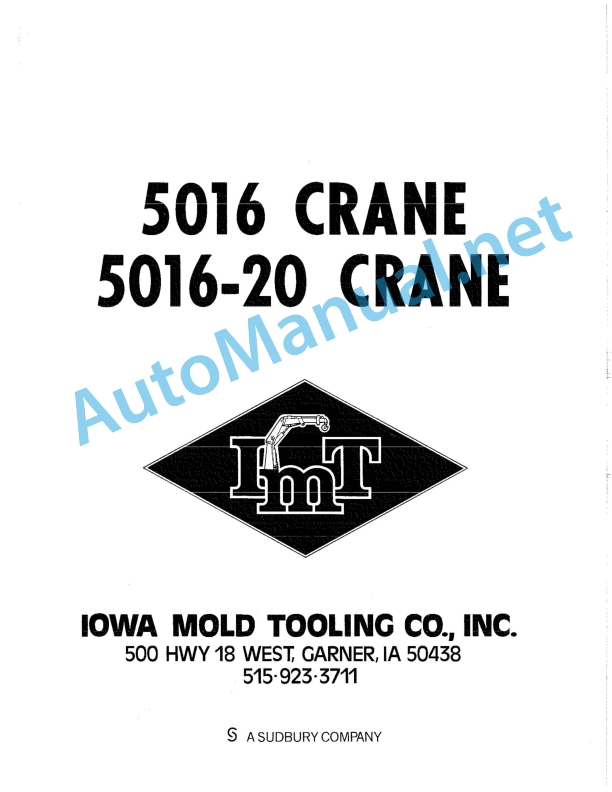 IMT 5016 Crane, 5016-20 Crane
