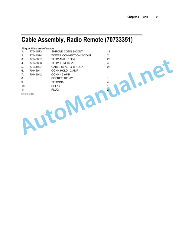 IMT 5020 Parts and Specifications 9901218 Effective Through July 2004 4 IMT 5020 Parts and Specifications 9901218 Effective Through July 2004 - Image 4