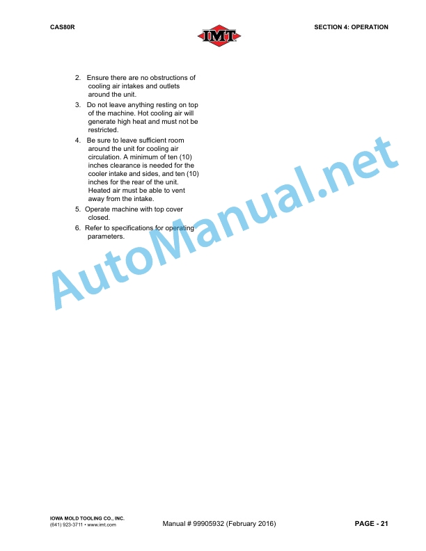 IMT 60-85 CFM Hydraulic-Driven Rotary Screw Air Compressor Installation, Operation, Maintenance and Parts Manual 99905932 201602 3 IMT 60-85 CFM Hydraulic-Driven Rotary Screw Air Compressor Installation, Operation, Maintenance and Parts Manual 99905932 201602 - Image 3