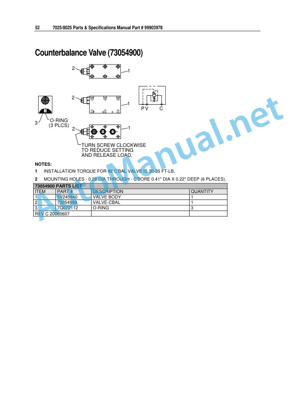 IMT 7025 8025 Parts and Specifications 9909378 Revision Date 20120419 4 IMT 7025 8025 Parts and Specifications 9909378 Revision Date 20120419 - Image 4