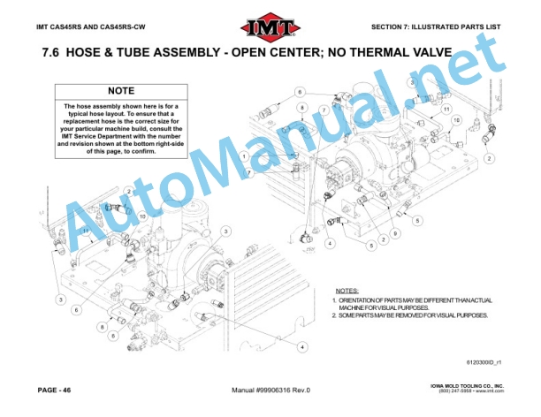 IMT CAS45RS and CAS45RS-CW Installation, Operation, Maintenance and Parts Manual 99096316 January 2018 5 IMT CAS45RS and CAS45RS-CW Installation, Operation, Maintenance and Parts Manual 99096316 January 2018 - Image 5