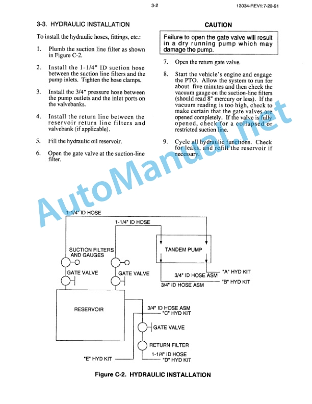 Alternative view of IMT Model 13034 Crane Parts and Specifications 9900137 January 31, 1996