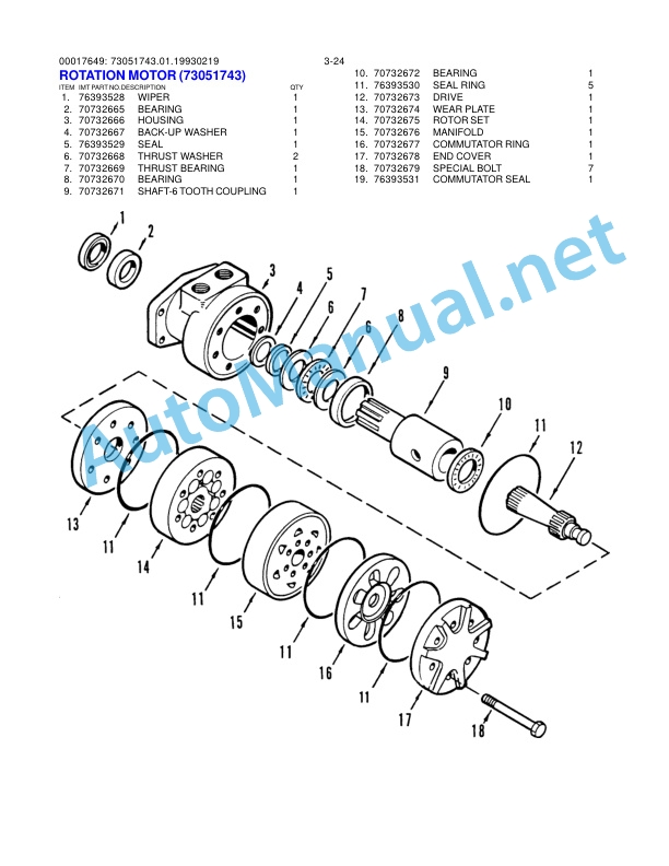 IMT Model 17649 Material Handling Crane Parts and Specifications 99900625 3 IMT Model 17649 Material Handling Crane Parts and Specifications 99900625 - Image 3