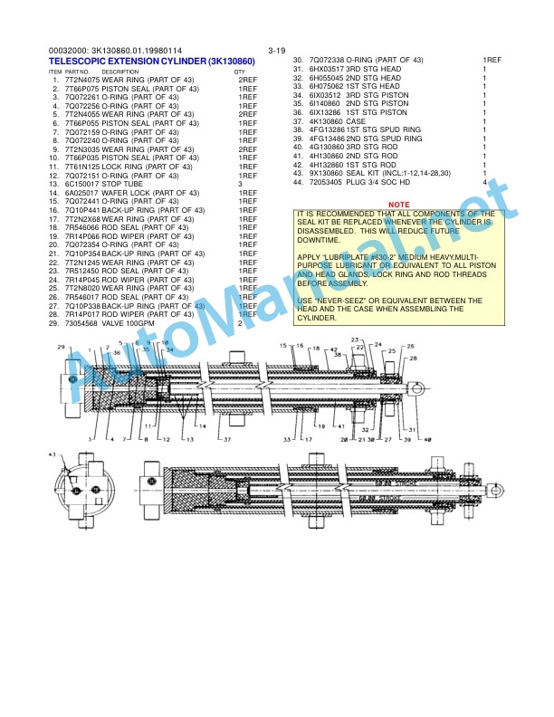 IMT Model 32000 Series Crane and Model 4490 (Metric Version) Parts and Specifications 99900938 4 IMT Model 32000 Series Crane and Model 4490 (Metric Version) Parts and Specifications 99900938 - Image 4