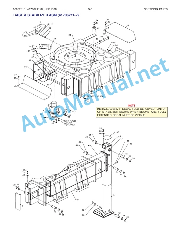 IMT Model 32018 Crane Parts and Specifications 99900319 3 IMT Model 32018 Crane Parts and Specifications 99900319 - Image 3