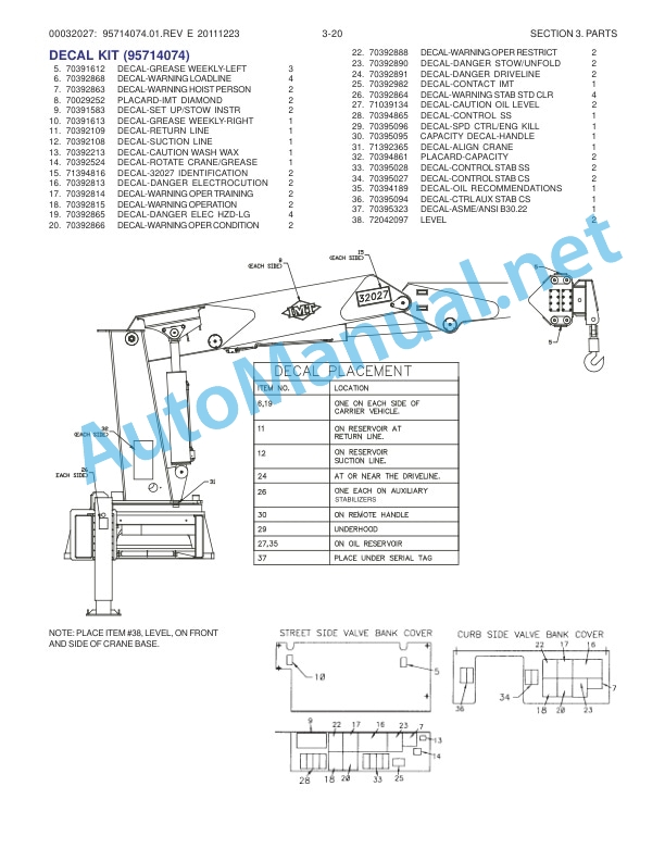 IMT Model 32027 Crane Parts and Specifications 99901210 4 IMT Model 32027 Crane Parts and Specifications 99901210 - Image 4