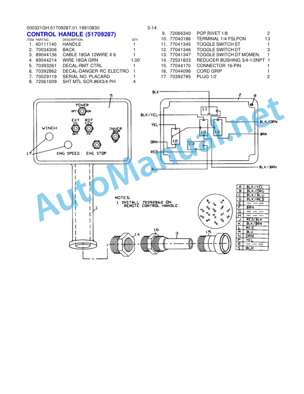 IMT Model 321GH Crane Parts and Specifications 99900412 4 IMT Model 321GH Crane Parts and Specifications 99900412 - Image 4