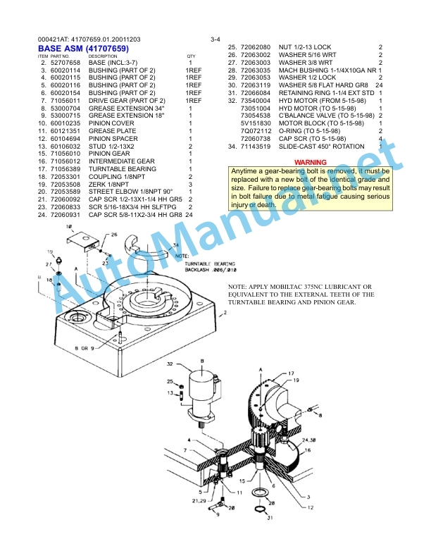 IMT Model 421AT Crane Parts and Specifications 99900841 20120403 3 IMT Model 421AT Crane Parts and Specifications 99900841 20120403 - Image 3