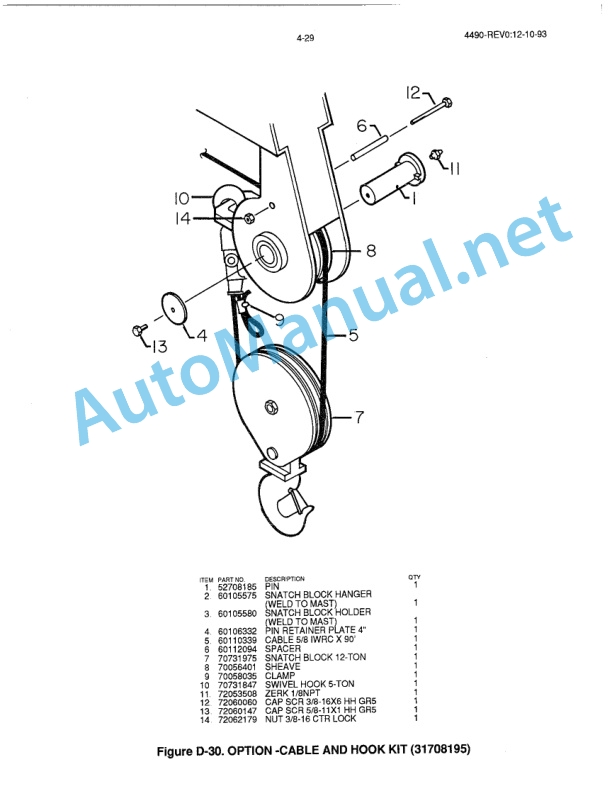 IMT Model 4490 Crane Parts and Specifications 99900728 5 IMT Model 4490 Crane Parts and Specifications 99900728 - Image 5