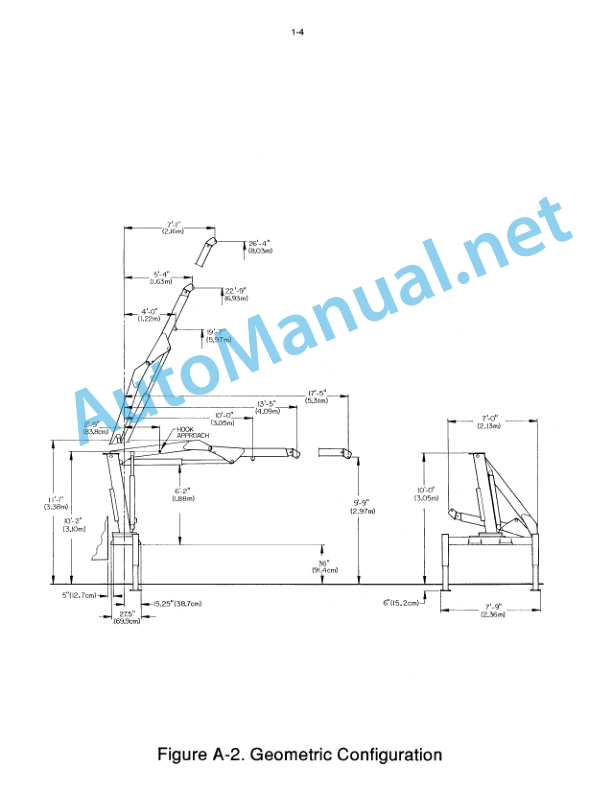 Alternative view of IMT Model 4817 Crane Parts and Specifications 99900317 06-09-94