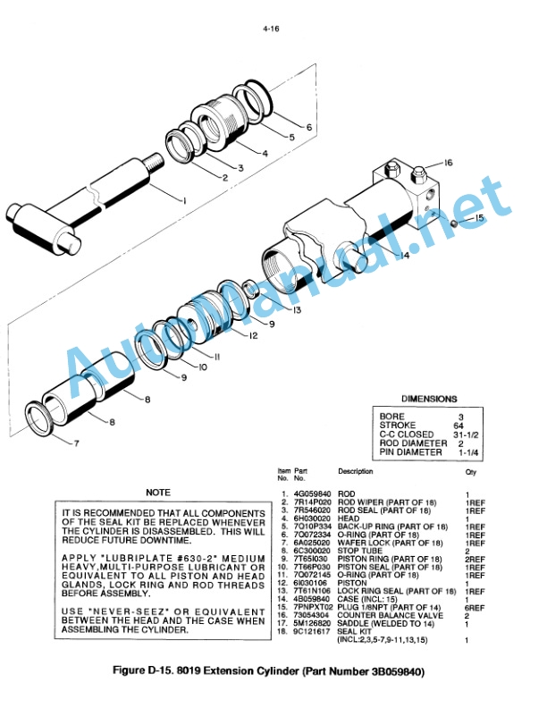 IMT Model 8025 Crane Parts and Specifications 99900172 1190 3 IMT Model 8025 Crane Parts and Specifications 99900172 1190 - Image 3