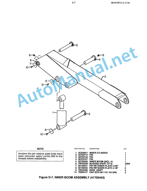 IMT Model 9616 Crane Parts and Specifications 9900276 3 IMT Model 9616 Crane Parts and Specifications 9900276 - Image 3