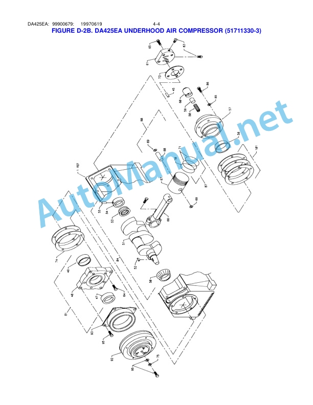 IMT Model DA425EA Underhood Air Compressor 99900679 19990121 4 IMT Model DA425EA Underhood Air Compressor 99900679 19990121 - Image 4
