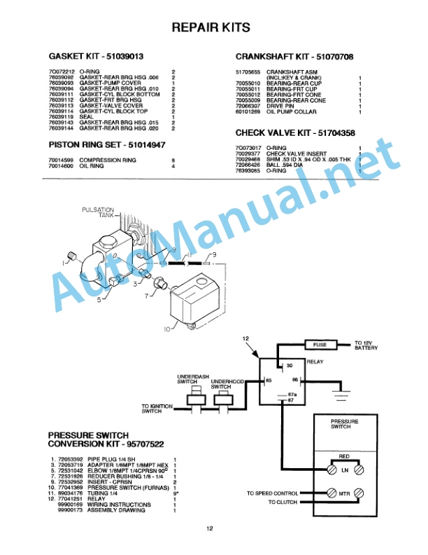 IMT Model HD-750 Underhood Air Compressor 99900750 199011 5 IMT Model HD-750 Underhood Air Compressor 99900750 199011 - Image 5