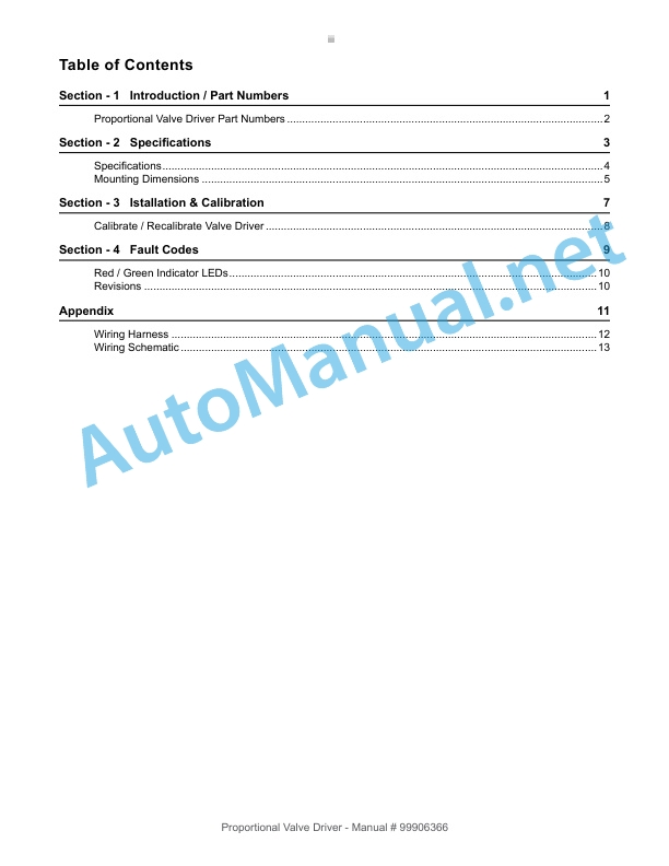 Alternative view of IMT Proportional Valve Driver Operator's Manual 99906366 December 05, 2019