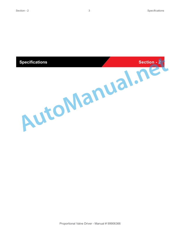 IMT Proportional Valve Driver Operator's Manual 99906366 December 05, 2019 3 IMT Proportional Valve Driver Operator's Manual 99906366 December 05, 2019 - Image 3