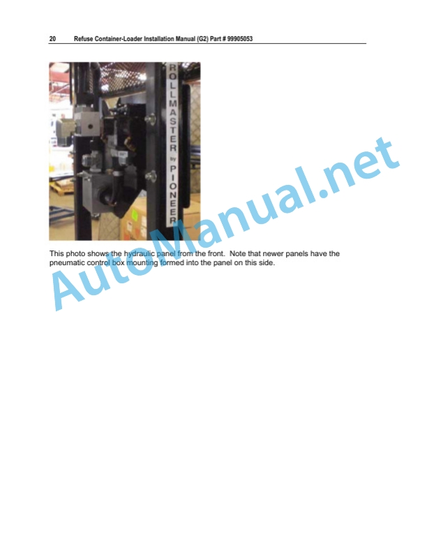 IMT Refuse Container-Loader Generation 2 Installation Manual 99905053 20210119 3 IMT Refuse Container-Loader Generation 2 Installation Manual 99905053 20210119 - Image 3