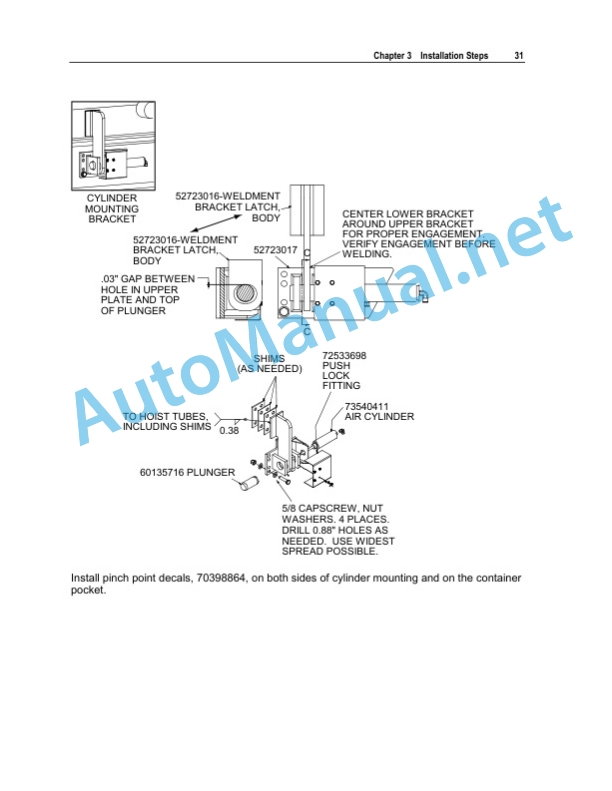 IMT Refuse Container-Loader Generation 2 Installation Manual 99905053 20210119 4 IMT Refuse Container-Loader Generation 2 Installation Manual 99905053 20210119 - Image 4