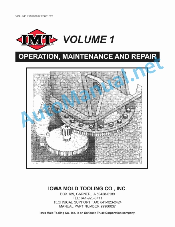 IMT Volume 1 Operation, Maintenance and Repair 99900037