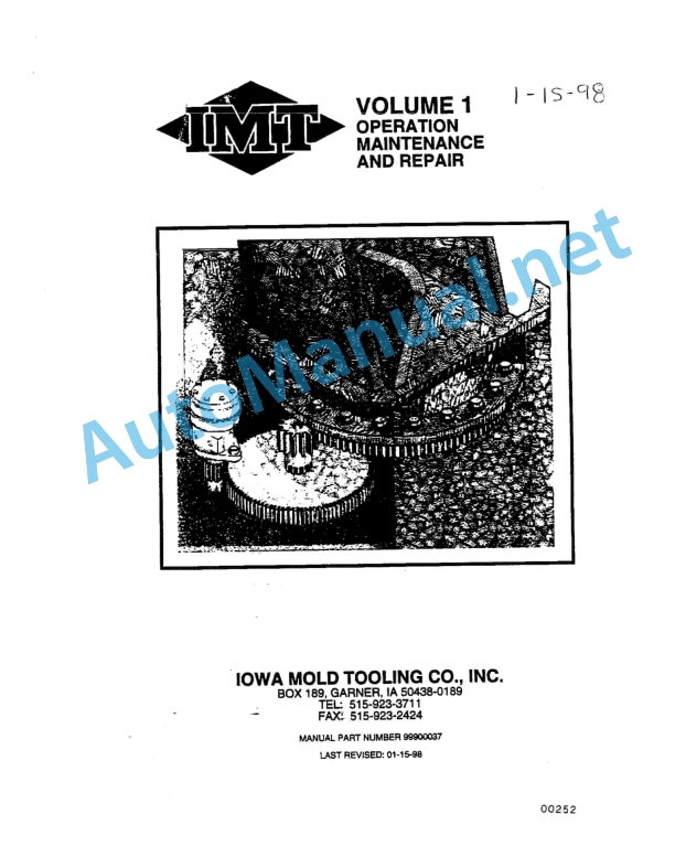 IMT VOLUME 1 OPERATION MAINTENANCE AND REPAIR 9990037 01-15-98