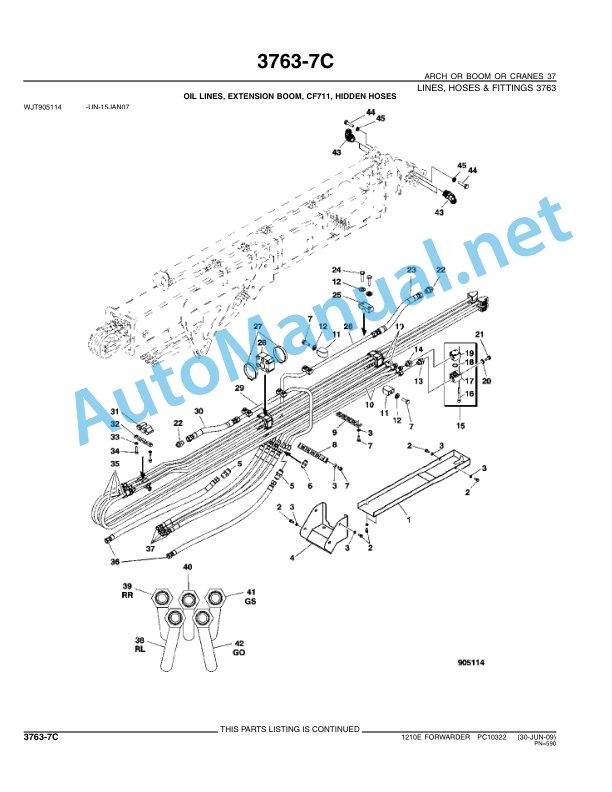 John Deere 1210E Forwarder Parts Catalog PC10322 June 2009 5 John Deere 1210E Forwarder Parts Catalog PC10322 June 2009 - Image 5
