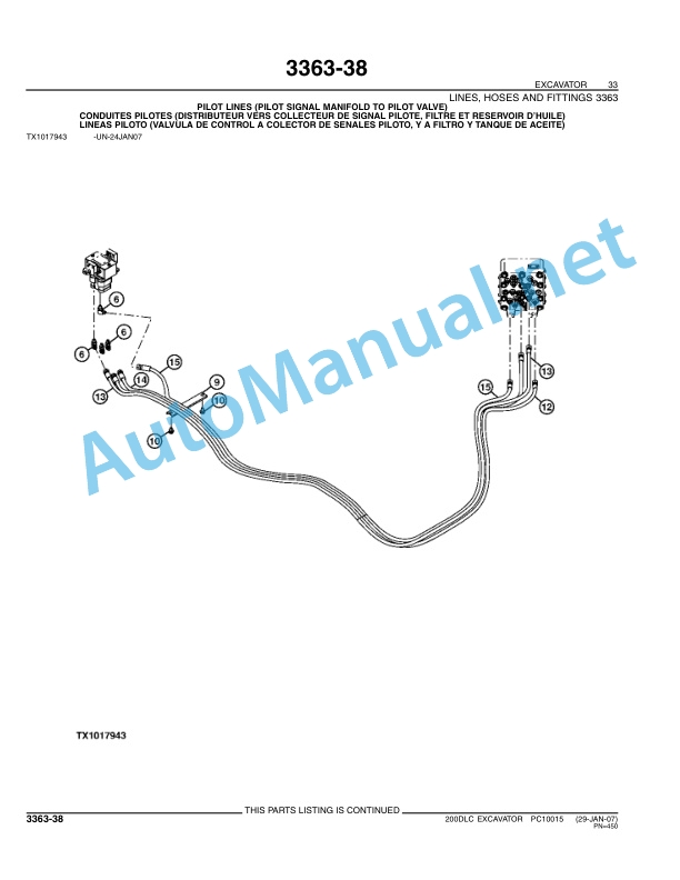 John Deere 200DLC Excavator Parts Catalog PC10015 April 2007 5 John Deere 200DLC Excavator Parts Catalog PC10015 April 2007 - Image 5