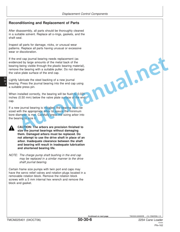 John Deere 2254 Cane Loader Repair Technical Manual TMC225401 040CT06 4 John Deere 2254 Cane Loader Repair Technical Manual TMC225401 040CT06 - Image 4