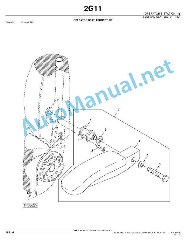 John Deere 250D 300D Articulated Dump Truck Parts Catalog PC9107 25-Feb-02 5 John Deere 250D 300D Articulated Dump Truck Parts Catalog PC9107 25-Feb-02 - Image 5