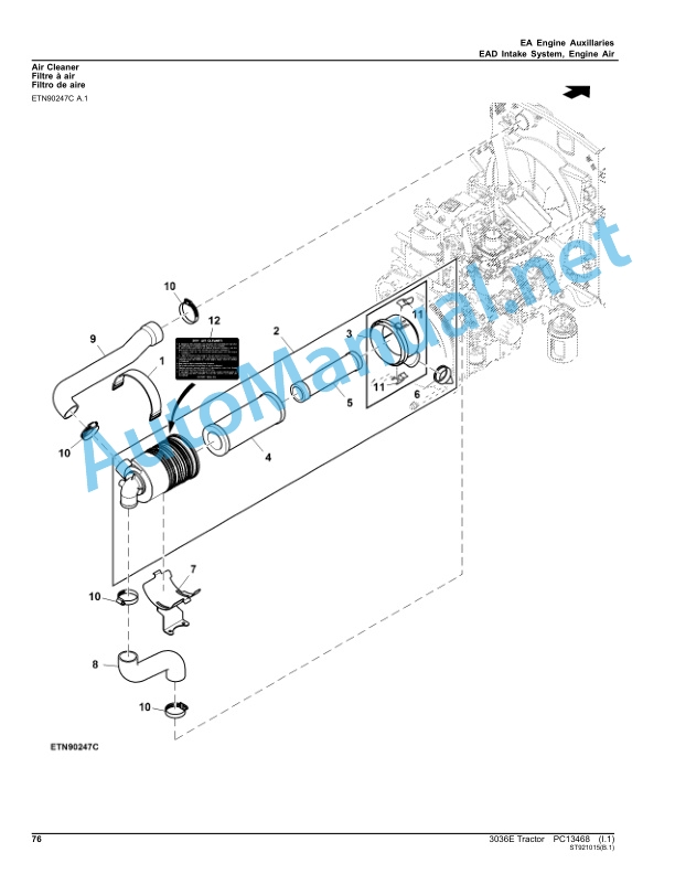 John Deere 3036E Tractor Parts Catalog PC13468 October 2020 2 John Deere 3036E Tractor Parts Catalog PC13468 October 2020-2