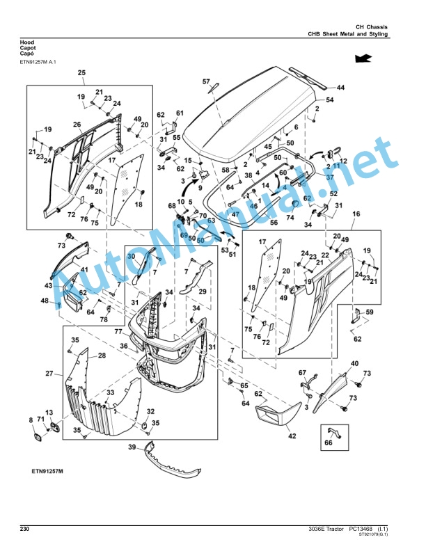 John Deere 3036E Tractor Parts Catalog PC13468 October 2020 4 John Deere 3036E Tractor Parts Catalog PC13468 October 2020-4