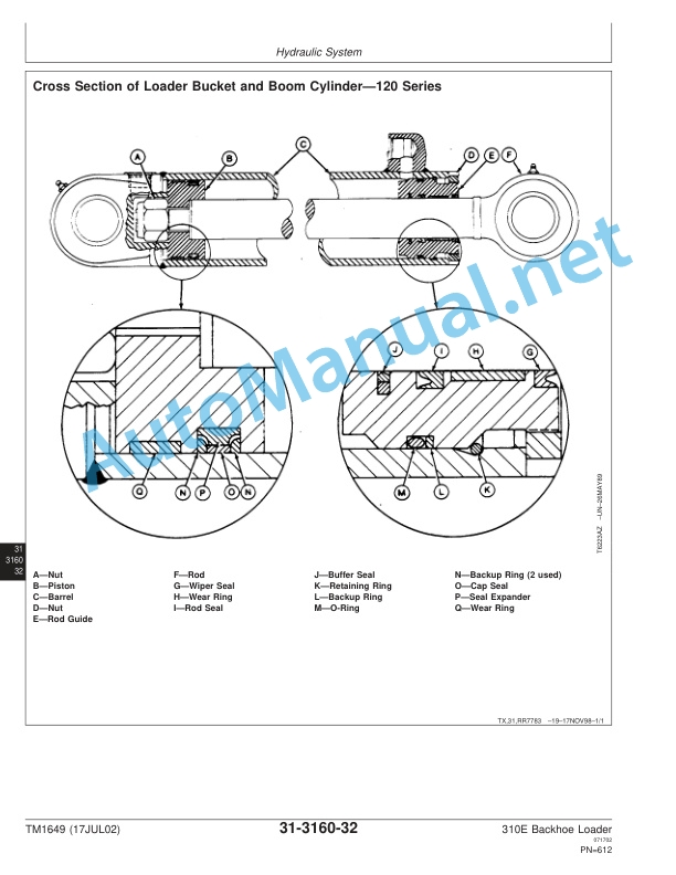 John Deere 310E Backhoe Loader Repair Technical Manual TM1649 17JUL02 5 John Deere 310E Backhoe Loader Repair Technical Manual TM1649 17JUL02 - Image 5
