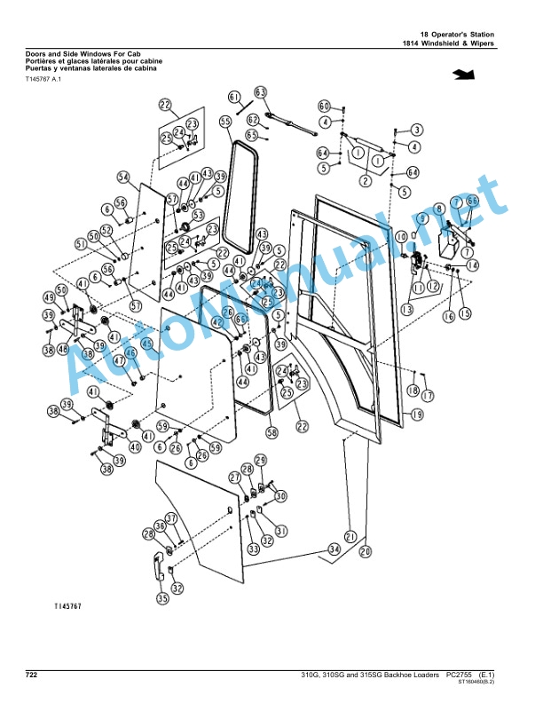 John Deere 310G, 310SG and 315SG Backhoe Loaders Parts Catalog PC2755 May-12 4 John Deere 310G, 310SG and 315SG Backhoe Loaders Parts Catalog PC2755 May-12 - Image 4