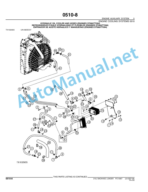 John Deere 310J Backhoe Loaders Parts Catalog PC10067 Jan-09 3 John Deere 310J Backhoe Loaders Parts Catalog PC10067 Jan-09 - Image 3