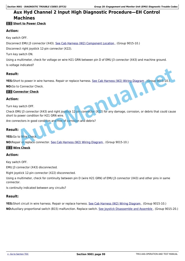 Alternative view of John Deere 329D and 333D Skid Steer Loader (Manual Controls) Technical Manual TM11446 December 1, 2015