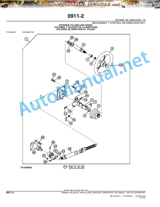 John Deere 350D 400D ADT Parts Catalog PC10003S Nov-08 Spanish 3 John Deere 350D 400D ADT Parts Catalog PC10003S Nov-08 Spanish - Image 3