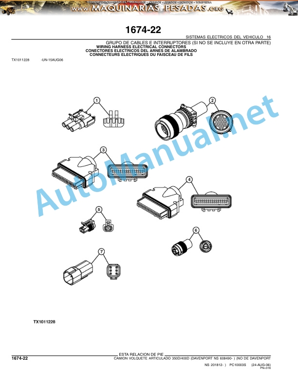 John Deere 350D 400D ADT Parts Catalog PC10003S Nov-08 Spanish 4 John Deere 350D 400D ADT Parts Catalog PC10003S Nov-08 Spanish - Image 4