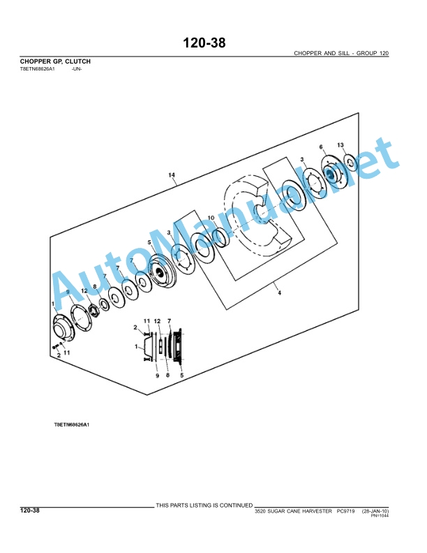 John Deere 3520 Sugar Cane Harvester Parts Catalog PC9719 January 2010 5 John Deere 3520 Sugar Cane Harvester Parts Catalog PC9719 January 2010 - Image 5