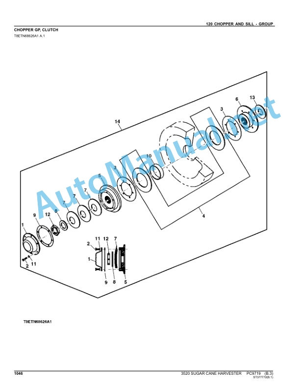 John Deere 3520 Sugar Cane Harvester Parts Catalog PC9719 Oct-11 5 John Deere 3520 Sugar Cane Harvester Parts Catalog PC9719 Oct-11 - Image 5