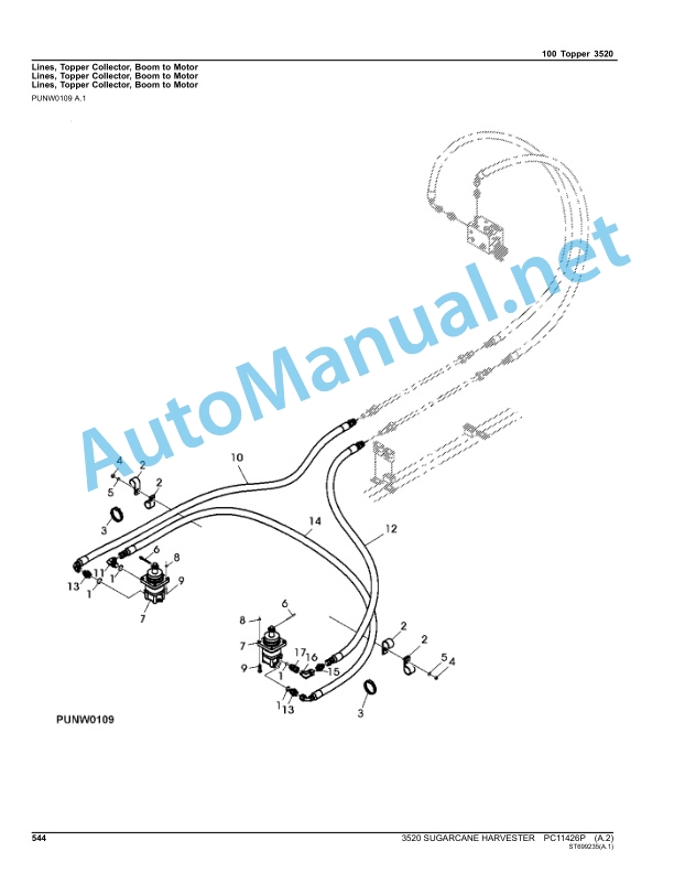 John Deere 3520 Sugarcane Harvester Parts Catalog PC11426P Feb-12 Portuguese 4 John Deere 3520 Sugarcane Harvester Parts Catalog PC11426P Feb-12 Portuguese - Image 4